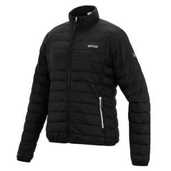 Kurtka ocieplana damska Hillpack II. Czarne kurtki damskie Regatta, na zimę, l, bez wzorów, z materiału, bez kaptura. Za 259.00 zł.