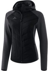 Pikowana kurtka Erima Function w kolorze czarnym. Czarne kurtki sportowe damskie Erima, bez wzorów, z materiału, do piłki ręcznej. Za 425.99 zł.