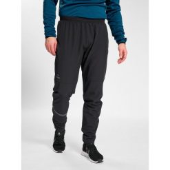 Spodnie do biegania Newline Boston. Czarne spodnie sportowe męskie Newline, bez wzorów, do biegania. Za 270.00 zł.