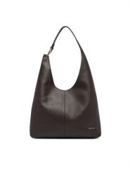 Calvin Klein Torebka Slouchy Leather Md Shoulder Bag LV04F3543G Brązowy. Brązowe torebki do ręki damskie Calvin Klein, bez wzorów, ze skóry, bez dodatków. Za 1,099.00 zł.