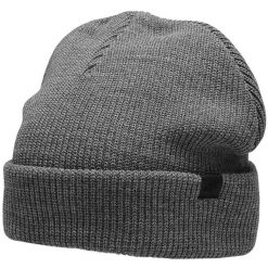 Czapka męska 4F średni szary melanż. Szare czapki i kapelusze męskie 4f, na zimę, bez wzorów, z materiału, sportowe. Za 41.99 zł.