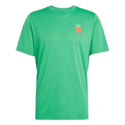 Koszulka adidas Graphic. Zielone koszulki sportowe męskie Adidas, l, bez wzorów, z bawełny, bez kołnierzyka, bez ramiączek, tenisowe, climacool (adidas). Za 180.20 zł.