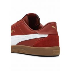 Sneakersy PUMA Club 5v5 PUMA Mars Red White Gold. Białe buty sportowe męskie Puma, bez zapięcia. Za 339.00 zł.