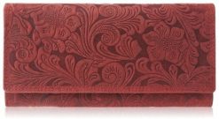 Paolo Peruzzi Portfel damski skórzany vintage T-25-RD. Portfele damskie Paolo Peruzzi, bez wzorów. Za 135.96 zł.