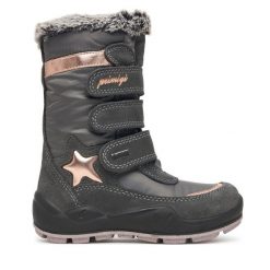 Śniegowce Primigi. Szare śniegowce dziewczęce Primigi, z gore-texu, bez zapięcia. Za 439.99 zł.
