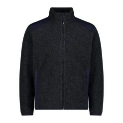 Kurtka wooltech CMP. Czarne kurtki sportowe męskie CMP, bez wzorów, trekkingowe. Za 548.50 zł.