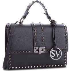 Torebka SCA'VIOLA - T-19 Black. Czarne torebki do ręki damskie Sca'viola, ze skóry. Za 399.00 zł.