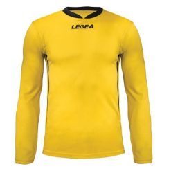 Męska Koszulka Biegowa Dusseldorf ML Długie Rękawy Żółto-Czarna. Czarne koszulki sportowe męskie Legea, m, bez wzorów, z poliesteru, bez kołnierzyka, bez ramiączek, do biegania. W wyprzedaży za 52.00 zł.