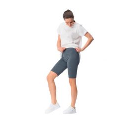 Spodenki Damskie Malisa. Niebieskie szorty sportowe damskie MARTES ESSENTIALS, xl, bez wzorów, z bawełny, na fitness i siłownię. Za 55.99 zł.