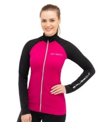 Bluza dresowa termoaktywna rozpinana damska Brubeck Athletic. Czarne bluzy damskie Brubeck, xl, bez wzorów, z dresówki, bez kaptura. Za 239.99 zł.