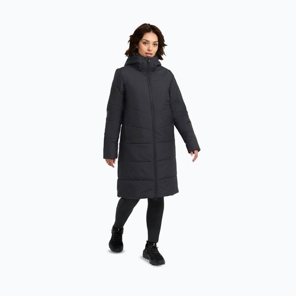 Płaszcz puchowy damski Jack Wolfskin Deutzer Coat. Czarne kurtki damskie Jack Wolfskin, l, bez wzorów, z puchu, bez kaptura. Za 719.99 zł.