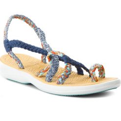 Japonki LA MARINE - Calypso Mustard Lagoon. Niebieskie klapki damskie La Marine, z materiału. W wyprzedaży za 149.00 zł.