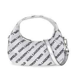 Torebka KARL LAGERFELD. Szare torebki do ręki damskie KARL LAGERFELD, bez wzorów, klasyczne, bez dodatków. Za 849.99 zł.