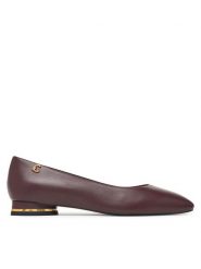 Coccinelle Baleriny C-Everyday Smo E4 U1L 19 01 01 Bordowy. Czerwone baleriny damskie Coccinelle, bez wzorów, ze skóry, bez obcasa. Za 899.99 zł.