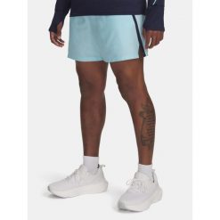 Spodenki do biegania męskie Under Armour Launch 5". Niebieskie krótkie spodenki sportowe męskie Under Armour, m, bez wzorów, do biegania. Za 99.99 zł.