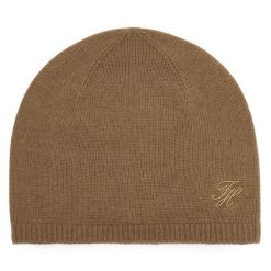Czapka Tommy Hilfiger. Brązowe czapki i kapelusze damskie Tommy Hilfiger, na zimę, bez wzorów. Za 249.99 zł.