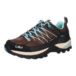 Buty trekkingowe damskie CMP RIGEL LOW skóra wodoodporne. Brązowe obuwie sportowe damskie CMP, trekkingowe. Za 429.99 zł.