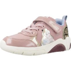 Buty GEOX J FADINLIGHT Rose. Czerwone obuwie sportowe damskie Geox, bez wzorów, z syntetyku, na fitness i siłownię. Za 176.99 zł.