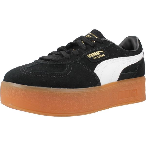 Buty PUMA YELLOW PALERMO ELEVATA Czarny. Czarne trekkingi damskie Puma, trekkingowe. Za 479.55 zł.