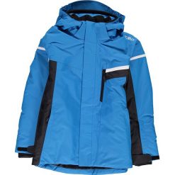 Kurtka narciarska w kolorze niebieskim. Niebieskie kurtki i płaszcze dla chłopców CMP Kids, bez wzorów, z syntetyku, bez kaptura. W wyprzedaży za 257.95 zł.