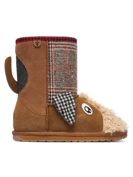 EMU Australia Śniegowce Tommie Terrier Walker K13323 Brązowy. Brązowe buty zimowe dziewczęce Emu Australia, bez wzorów, bez zapięcia. Za 384.99 zł.