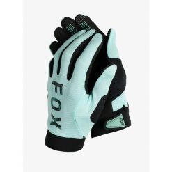 Rękawiczki rowerowe damskie Fox Ranger Glove Kairos. Niebieskie obuwie sportowe damskie FOX, bez wzorów, rowerowe. Za 131.99 zł.