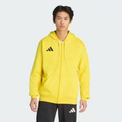 Bluza męska adidas Entrada 26 Full Zip Hoody. Czarne bluzy męskie Adidas, l, bez wzorów, z dzianiny, bez kaptura. Za 146.99 zł.