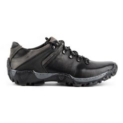 KENT Męskie buty trekkingowe 116 czarne. Czarne trekkingi męskie na jesień. Za 351.82 zł.