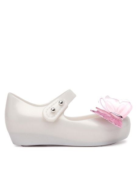 Melissa Baleriny Mini Melissa Ultragirl Fly Iii Bb 32849 Biały. Białe baleriny dziewczęce Melissa, bez wzorów, z tworzywa sztucznego, bez zapięcia. Za 205.99 zł.