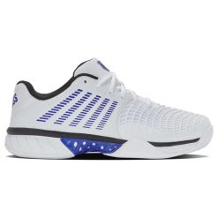 Sneakersy męskie K-swiss EXPRESS LIGHT 3 do tenisa białe (08562-165-M). Białe buty sportowe męskie K-SWISS, bez zapięcia, tenisowe. Za 319.00 zł.
