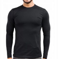 Bluza termoaktywna Under Armour Tactical Crew CGI Base Layer - black. Czarne bluzy męskie Under Armour, m, bez wzorów, bez kaptura. Za 276.14 zł.