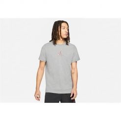 Koszulka sportowa męska Nike Air Jordan Brand 23 Swoosh. Szare buty sportowe męskie Nike, m, bez wzorów, z bawełny, bez kołnierzyka, bez ramiączek. Za 236.00 zł.