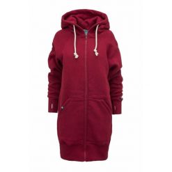 Bluza sportowa rozpinana z kapturem damska DEEP TRIP Luzak. Czerwone bluzy damskie DEEP TRIP, xs, bez wzorów, z kapturem. Za 389.00 zł.