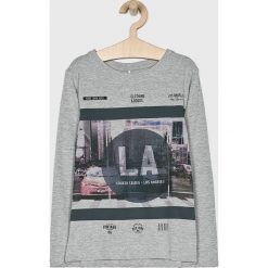 Name it - Longsleeve dziecięcy 122-164 cm. Niebieskie t-shirty dla chłopców Name it, bez wzorów, z bawełny, bez ramiączek. W wyprzedaży za 29.90 zł.
