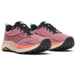Buty trailowe damskie Saucony Peregrine 16. Czerwone obuwie sportowe damskie Saucony, bez wzorów. Za 724.89 zł.