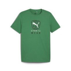 Koszulka Sportowa Męska Puma Better Sportswear. Zielone koszulki sportowe męskie Puma, m, bez wzorów, bez kołnierzyka, bez ramiączek. Za 179.99 zł.