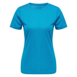 Koszulka damska Newline core functional. Niebieskie koszulki sportowe damskie Newline, xs, bez wzorów, bez kołnierzyka, bez ramiączek, na fitness i siłownię. Za 124.50 zł.