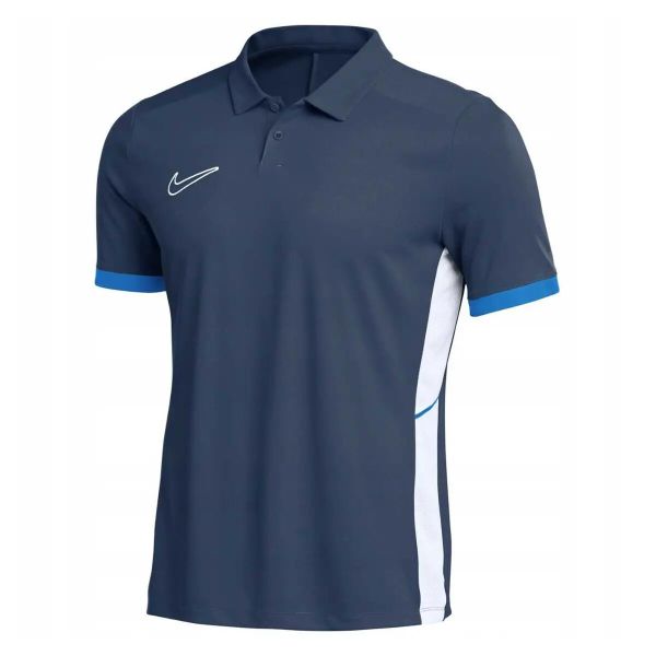 Męska Koszulka Academy 25 DriFIT. Niebieskie koszulki polo męskie Nike, m, bez wzorów, z materiału, sportowe, bez ramiączek. Za 107.85 zł.